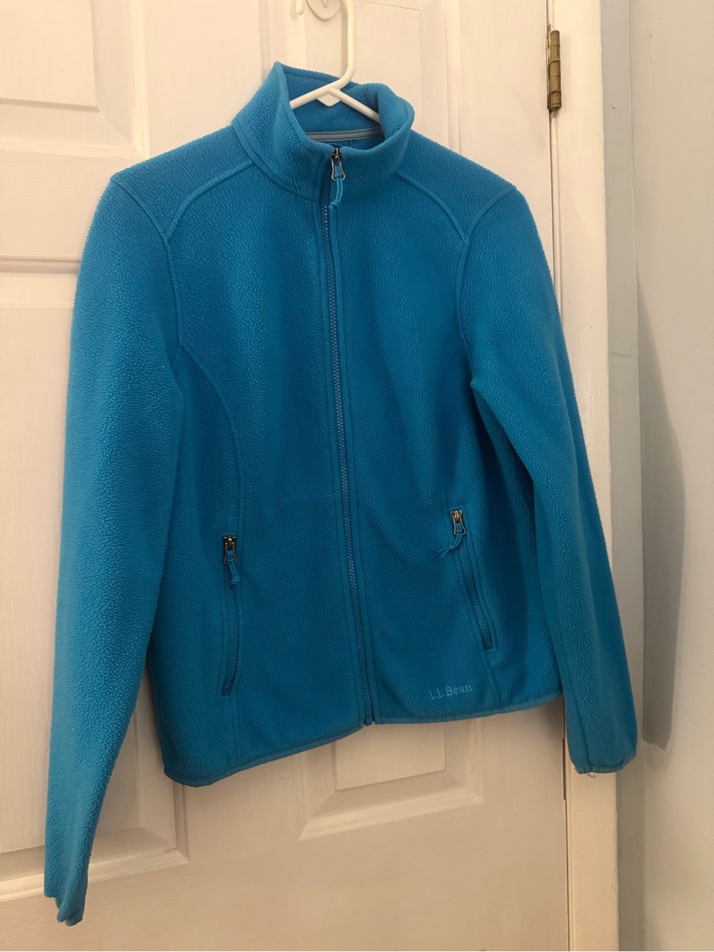 L.L.Bean Women’s Small Turquoise Polartec Recycled Full Zip Fleece Jacket